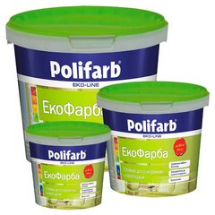 Купити Фарба інтер'єрна Polifarb Екофарба 1,4 кг фото та ціна