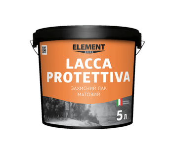 Купити Захисний напівматовий лак Lacca Protettiva Element Decor 5 л фото та ціна