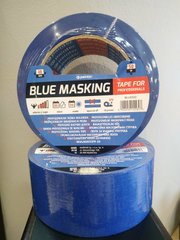 Купити Стрічка малярна фасадна СИНЯ Blue Masking Tape 38м*50мм PAINTER фото та ціна