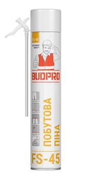 Купити Піна монтажна BUDPRO FP-45 ручна 670 мл фото та ціна
