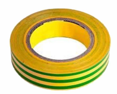Купити Ізострічка ПВХ Lebron жовто-зелена 18х18 мм фото та ціна