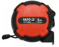 Купити Рулетка професійна YATO з нейлоновим покриттям 25 мм 8 м фото та ціна