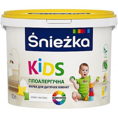 Купити Фарба інтер'єрна для дитячих кімнат Sniezka KIDS 3 л фото та ціна