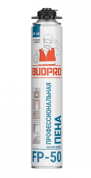 Купити Піна монтажна BUDPRO FP-50 професійна 715 мл фото та ціна