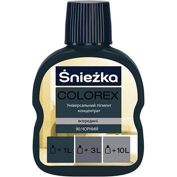 Купити Барвник Colorex Sniezka №90 чорний 100 мл фото та ціна
