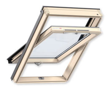 Купити Вікно мансардне VELUX Standard Plus двокамерне GLL FK06 1061B 66х118 см нижня ручка фото та ціна