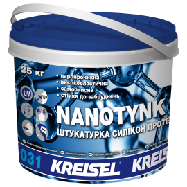 Купити NANOTYNK 031 Штукатурка нано-силіконова барашек База А 1,5 мм 25кг КРАЙЗЕЛЬ фото та ціна