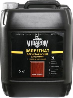 Купити Імпрегнат вогнезахисний для деревини VIDARON готов.до викор. 5 кг фото та ціна