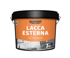Купити Фасадний захисний лак Lacca Esterna Element Decor 3 л фото та ціна
