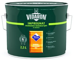 Купити Імпрегнат VIDARON V16 сірий антрацит матовий 2,5 л фото та ціна
