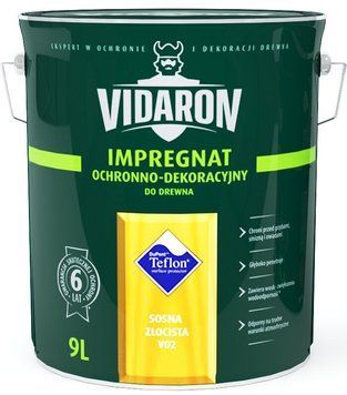 Купити Імпрегнат VIDARON V16 сірий антрацит матовий 9 л фото та ціна