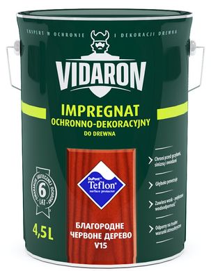 Купити Імпрегнат VIDARON V02 сосна золота 4,5 л фото та ціна