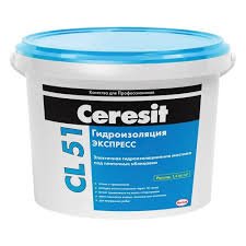 Купити Гідроізоляційна мастіка CL51 7кг Ceresit фото та ціна
