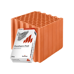 Купити Керамічний блок Porotherm 30 Profi 300x248x249 мм + клей фото та ціна
