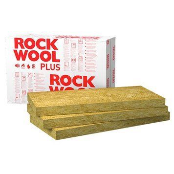 Купити Мін.вата м"ягка ROCKMIN PLUS 100 1000х610 (6,10м2) (31 кг/м3) фото та ціна