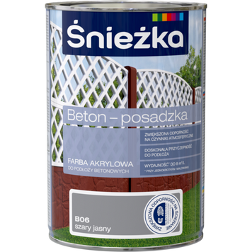 Купити Емаль акрілова Beton-posadzka св-сіра 1л Sniezka фото та ціна