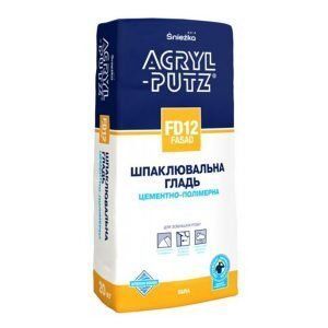 Купити Шпаклівка фасадна цементна Sniezka Acryl-putz 20 кг фото та ціна