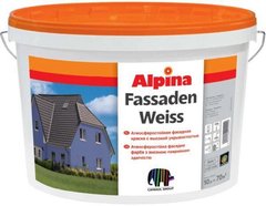 Купити Фарба фасадна Caparol Alpina Fassadenweiss В1 2.5 л фото та ціна