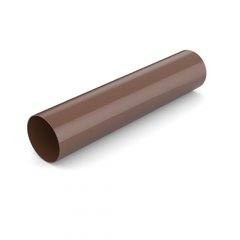 Купити Труба водостічна BRYZA коричневий 63 мм 3 м фото та ціна