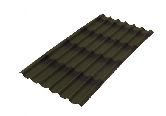 Купити Покрівельний хвилястий лист Ондулін DIY зелений 1950х820х3,0 мм фото та ціна