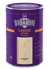 Купити Лак нітро VIDARON безбарвний глянцевий 1 л фото та ціна
