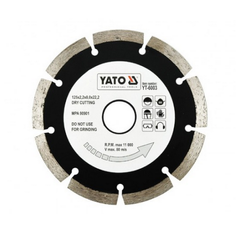 Купити Алмазний диск YATO Segment 125 мм фото та ціна