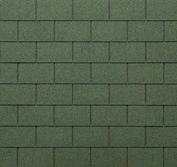 Купити Бітумна черепиця ECO ROOF Rectangular 78 зелений мікс 2,32м2 фото та ціна
