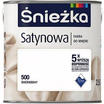 Купити Фарба внутрішня Sniezka Satynowa 5 л фото та ціна