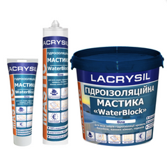 Мастика гідроізоляційна Lacrysil акрилова еластична 1,2 кг