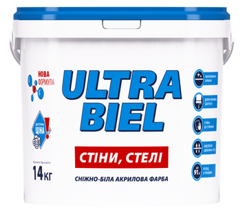 Купити Фарба інтер'єрна Sniezka Ultra Biel 4.2 кг/3 л фото та ціна