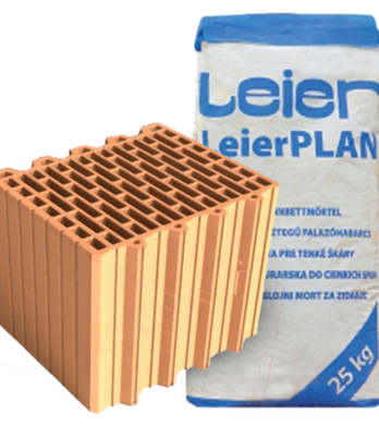 Купити Керамічний блок шліфований Leier LeierPLAN 30 300х250х238 мм + суміш фото та ціна