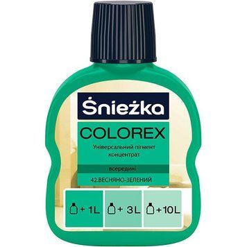 Купити Барвник Colorex Sniezka №42 зелений весняний 100 мл фото та ціна