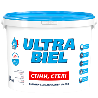 Купити Фарба інтер'єрна Sniezka Ultra Biel 20 кг/15 л фото та ціна