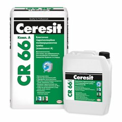Купити Ceresit Гідроізоляційна суміш СR 66 2-х компонентна (17,5+5) фото та ціна