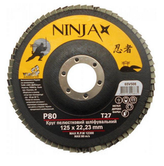 Купити Круг пелюстковий NINJA №80 125 мм фото та ціна