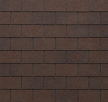 Купити Бітумна черепиця TEGOLA PREMIUM Rectangular 521 темно-коричнева 3,05м2 фото та ціна